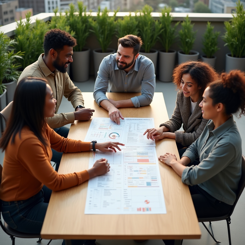Teilnehmende in einem Workshop zum Thema Energiemanagement und Tagesplanung